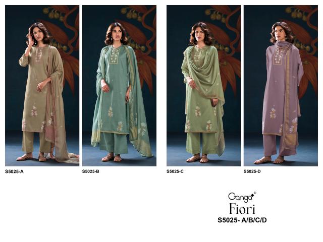 Ganga fiori 5025 wholesale dress material in mumbai mumbai maharashtra